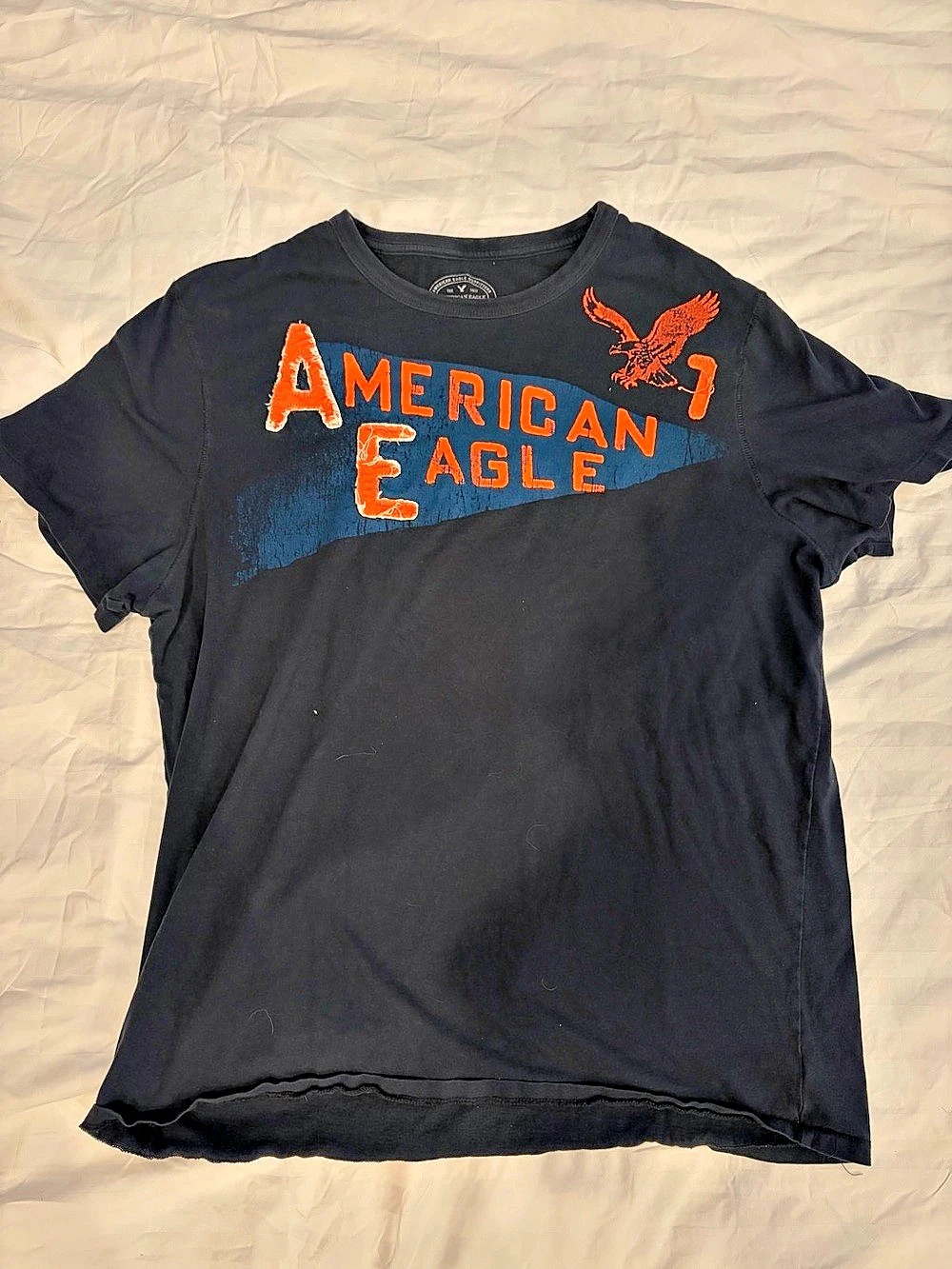American Eagle Graphic Eagle Tee Black XL